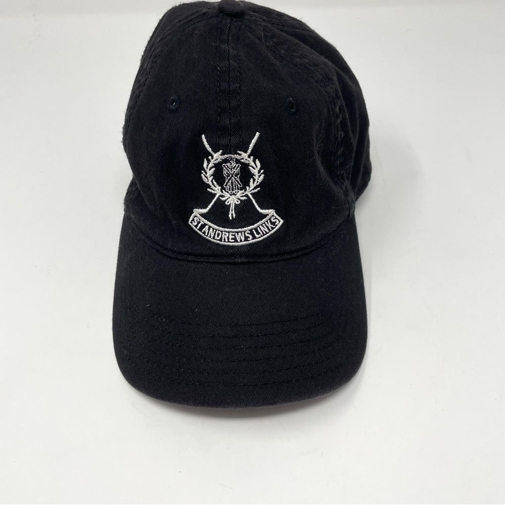 ST. ANDREWS LINKS Men’s A-flex Golf Hat in Black